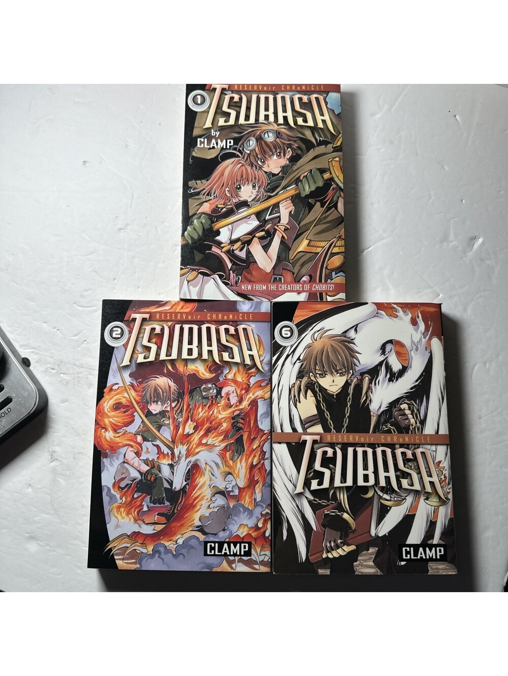 Tsubasa Reservoir Chronicle Manga Vol 1 2 5 CLAMP Del Rey English Digest Lot